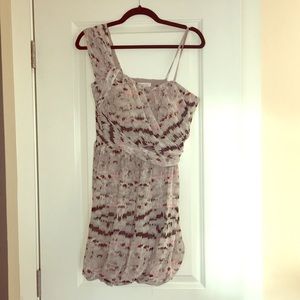 BCBG dress grey pink black